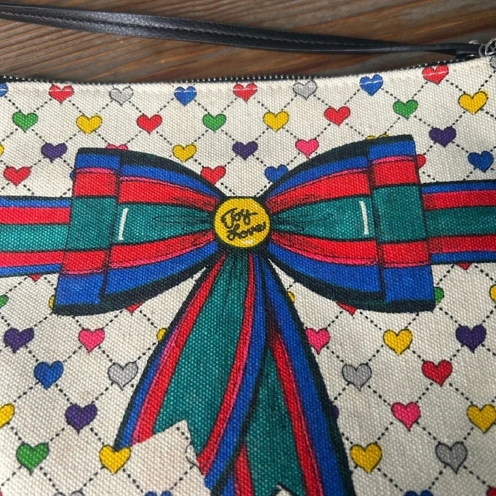 Brighton Crossbody Bag‎ Hearts Bow Tassel Cute Purse Small